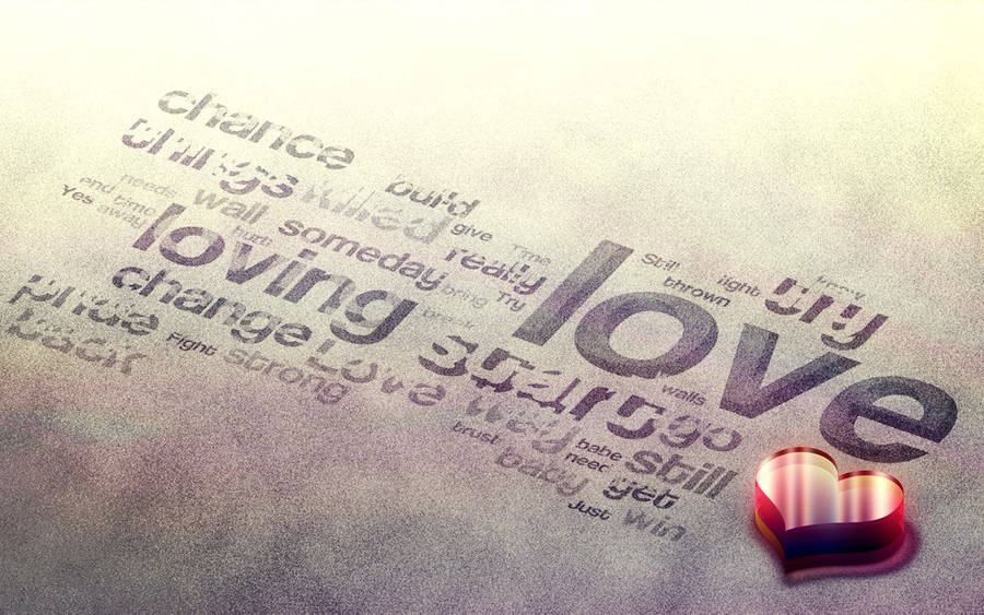 Love Is A Beautiful Feeling Worth Celebrating Wallpaper