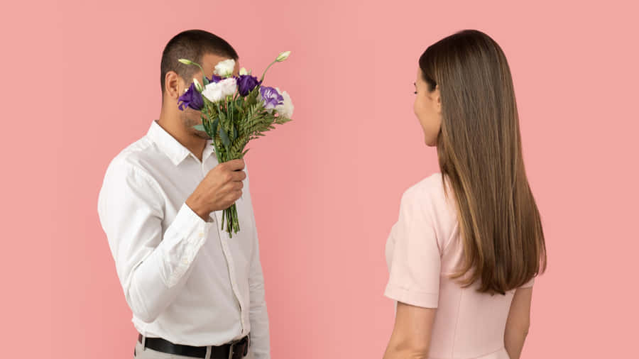 Love Is Blind Romantic Gesture Wallpaper