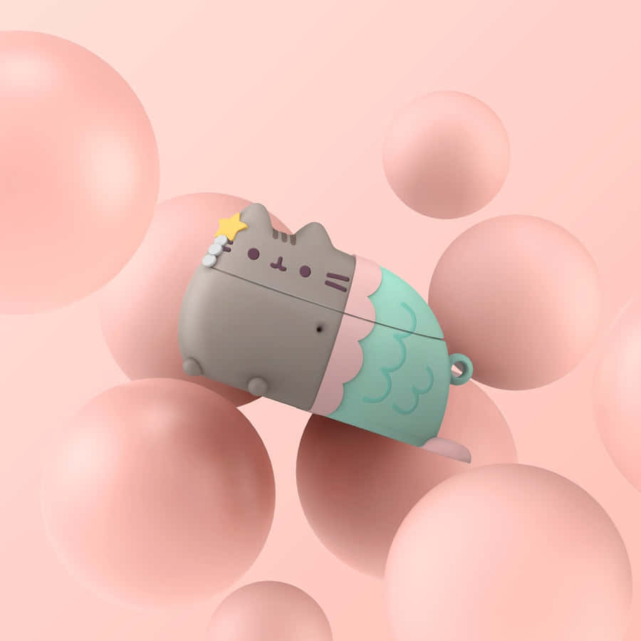 Love Is In The Air With This Cute Pusheen Wallpaper