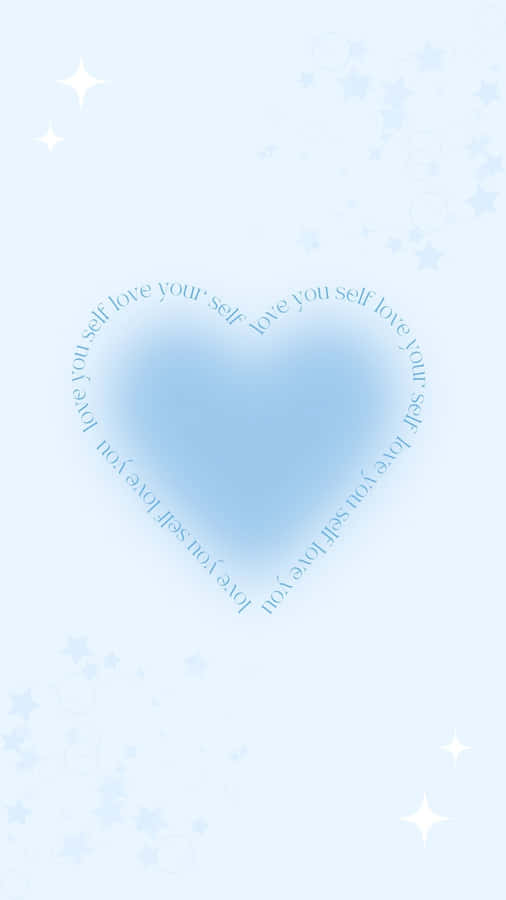 Love Yourself Heart Aura Wallpaper