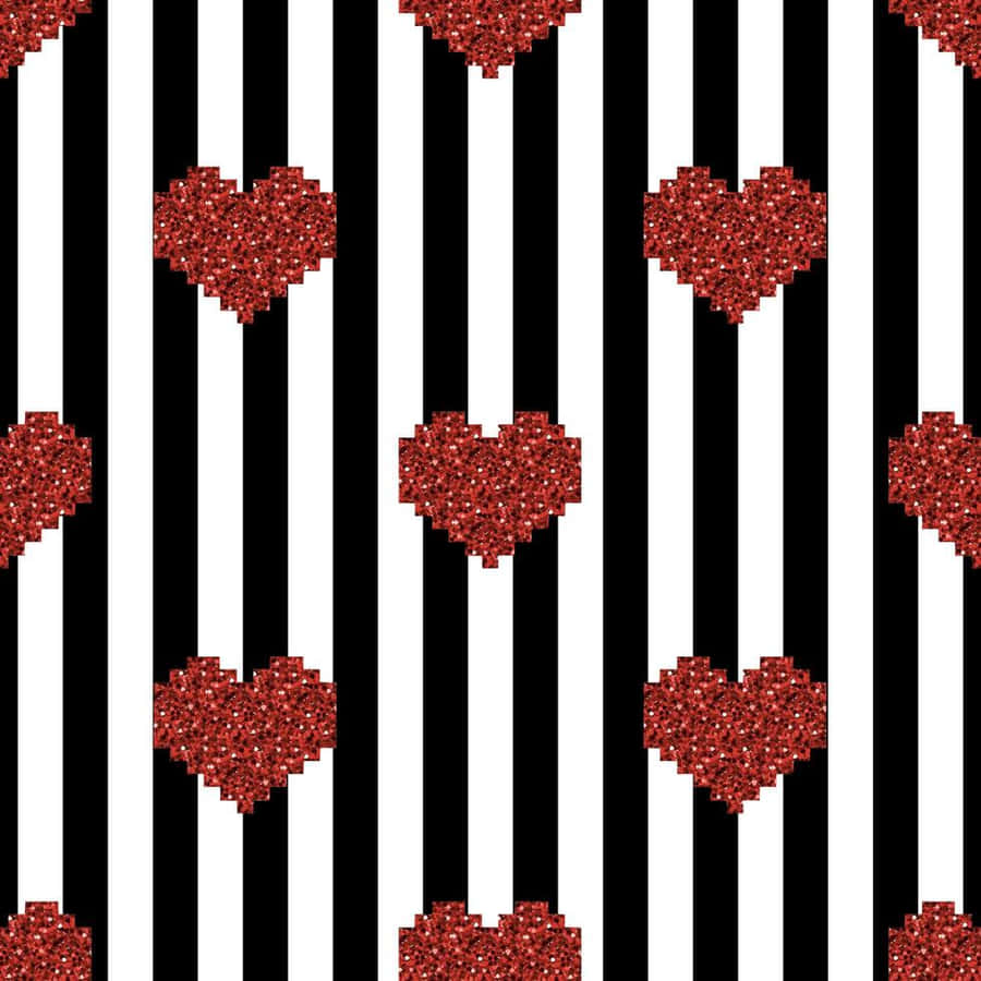 Lovely Heart Patterns Wallpaper Wallpaper