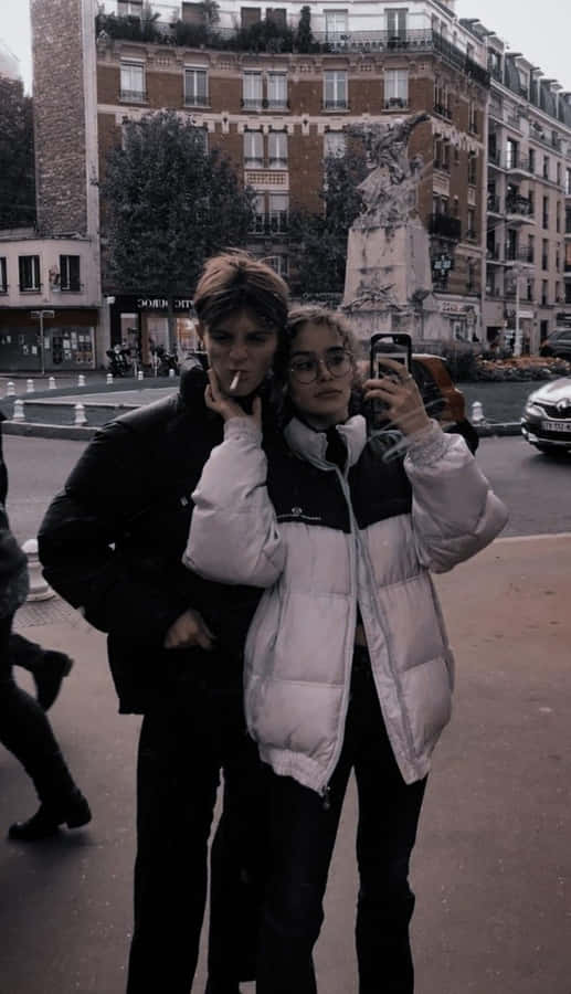 Loving Couple Spending Quality Time Together Wallpaper