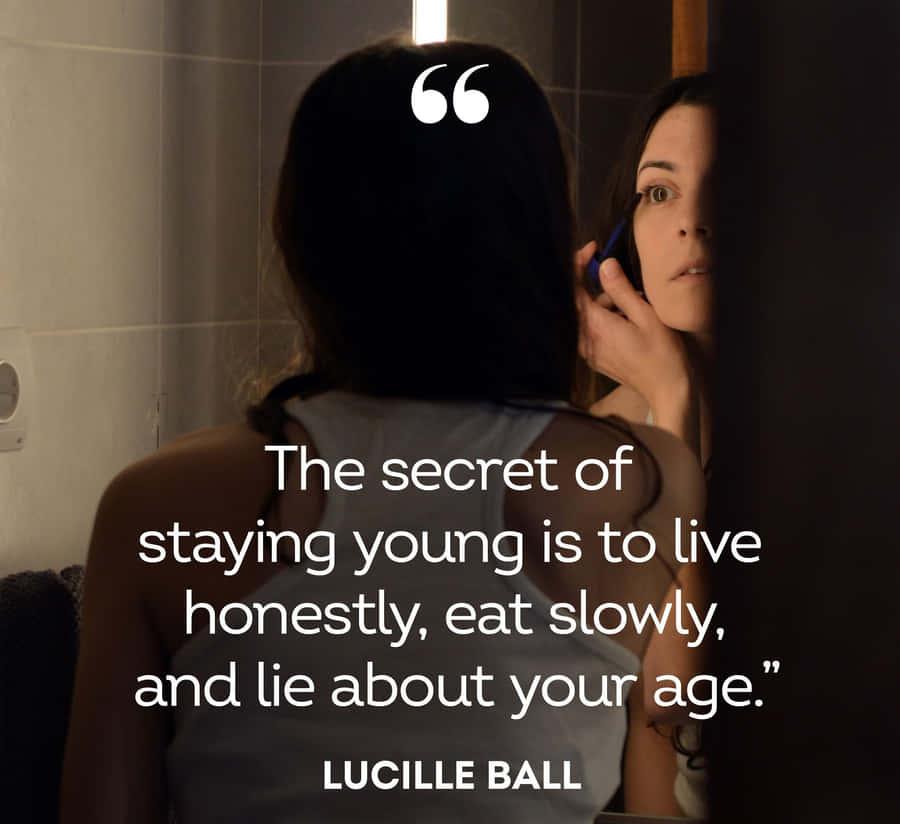 Lucille Ball Comedy Quote Wallpaper