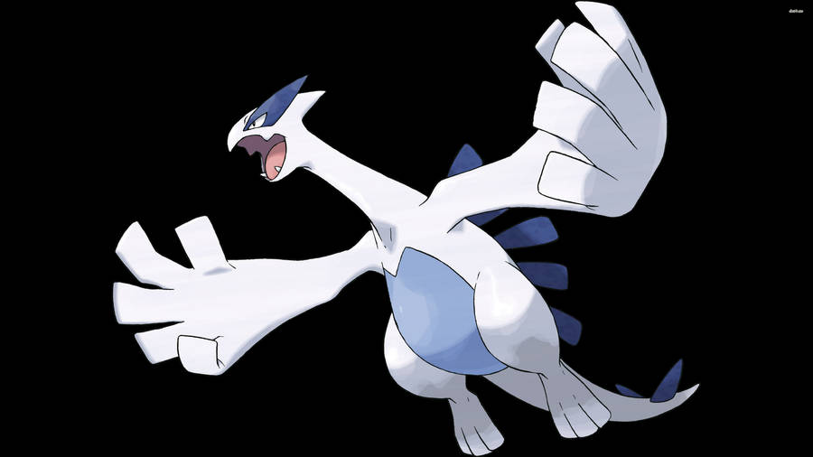Lugia Opening Arms Wallpaper