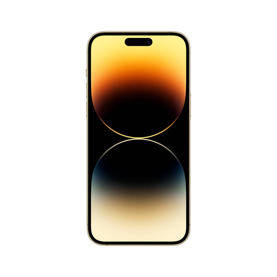 Luminescent Golden Blue Wallpaper For Apple Iphone Wallpaper