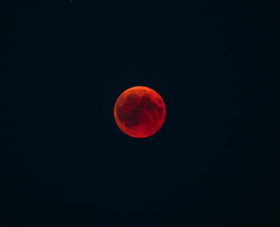 Lunar Eclipse Red Moon Wallpaper
