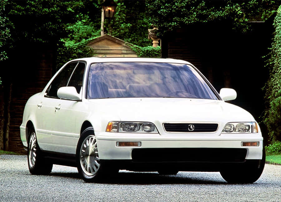 Luxurious Acura Legend On The Street Wallpaper