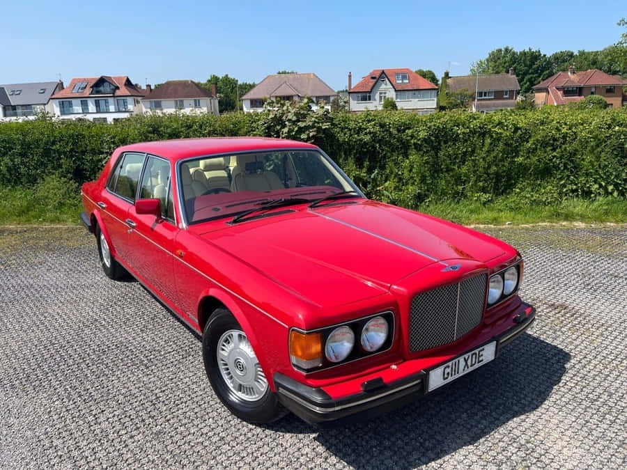 Luxurious Bentley Eight Cruising The Open Road Wallpaper
