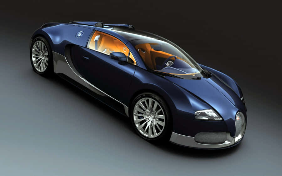 Luxurious Bugatti Veyron In Dynamic Action Wallpaper
