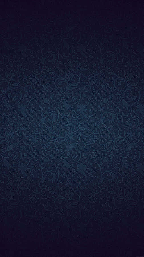 Luxurious Dark Blue Pattern Wallpaper