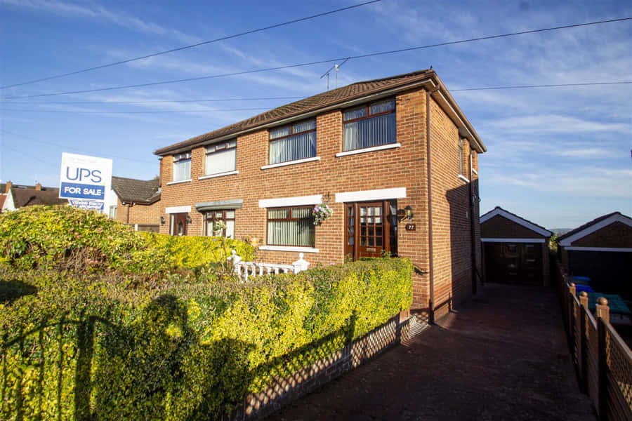 Luxurious Living Room In A Modern Household Wallpaper