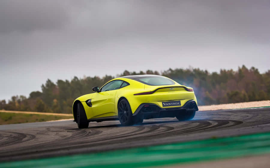 Luxury Aston Martin Vantage Sports Car Wallpaper