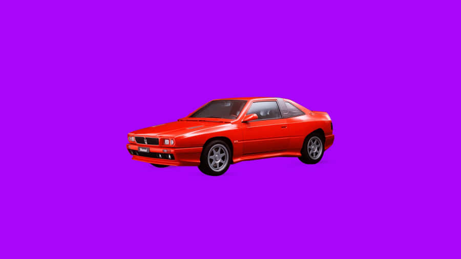 Luxury In Motion, The Stylish Maserati Shamal Wallpaper
