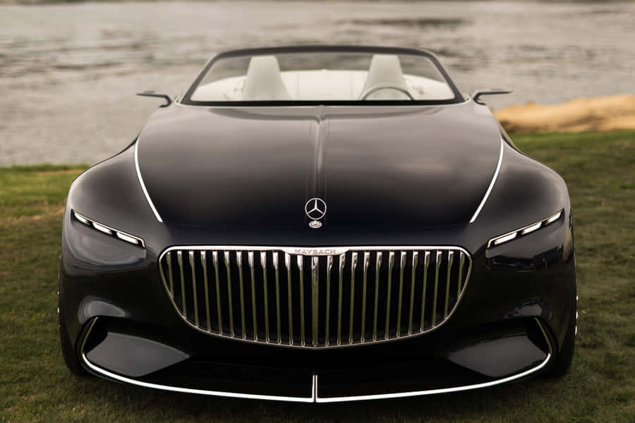 Luxury Maybach On Display Wallpaper