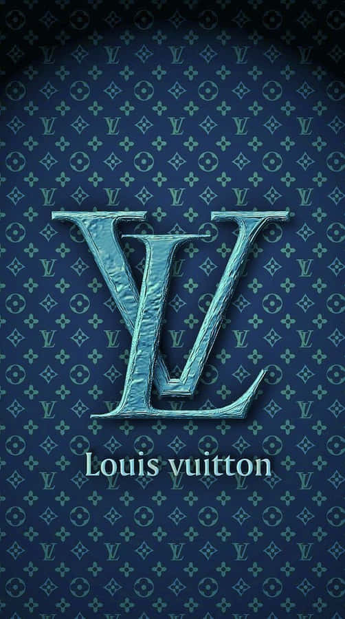 Luxury, Style, And Elegance - Louis Vuitton Blue Wallpaper