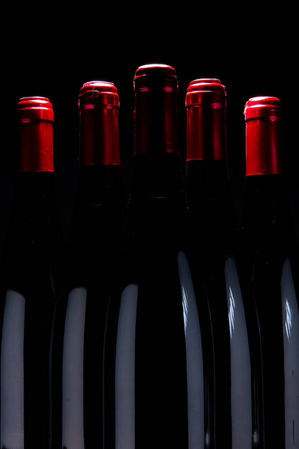 Luxury Wine Bottles Wallpaper