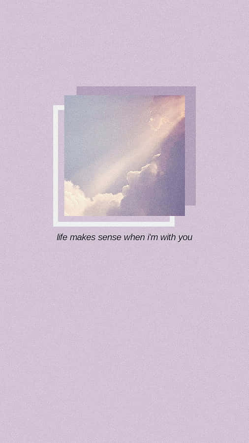 Lyrical Sky_ Aesthetic Wallpaper Wallpaper