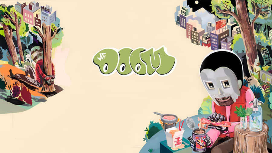 M F Doom 4 K Artwork Wallpaper