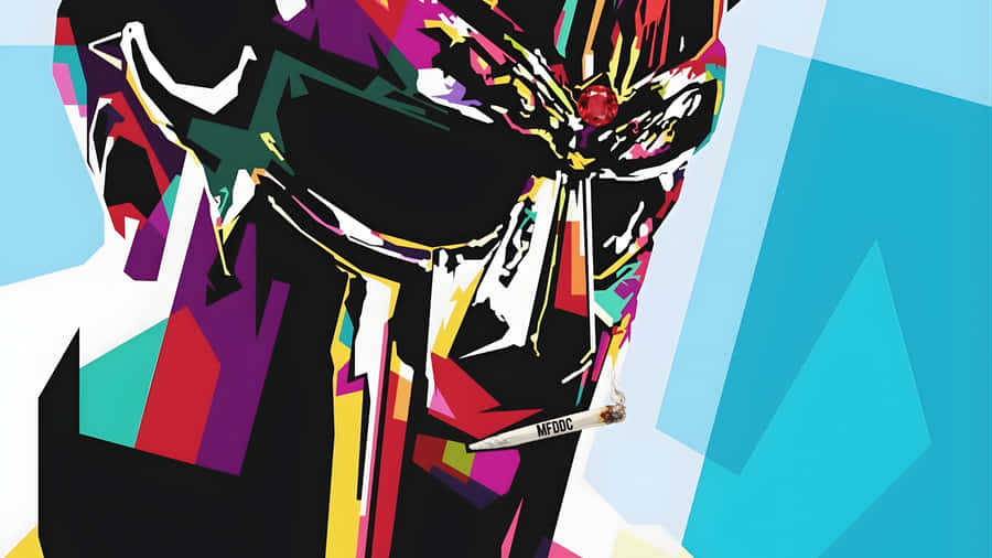 M F Doom 4 K Digital Art Wallpaper