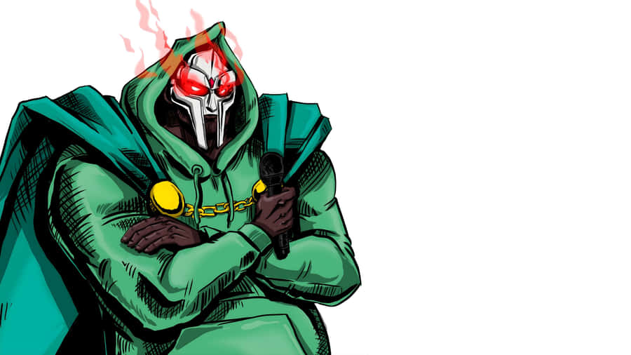 M F Doom 4 K Digital Art Wallpaper