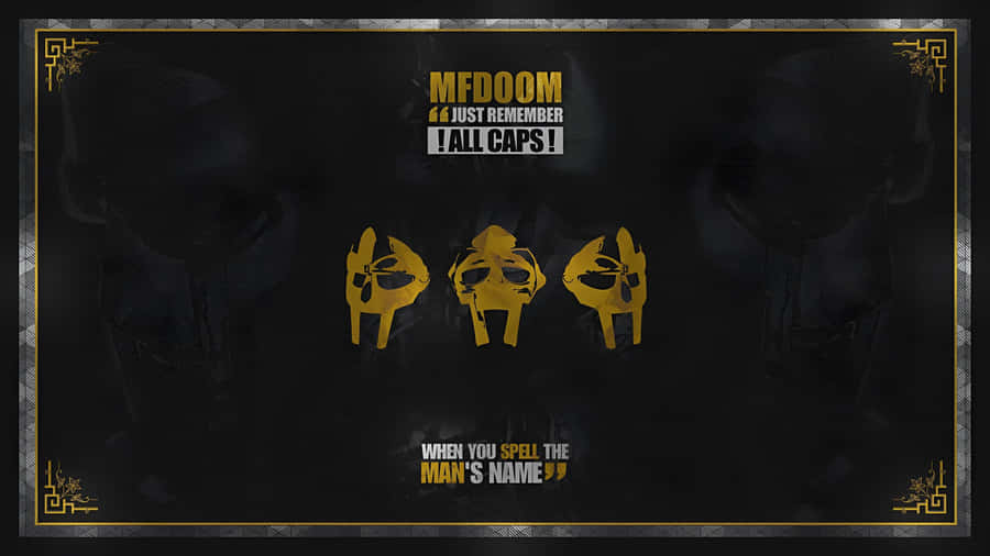 M F Doom 4 K Mask Art Wallpaper