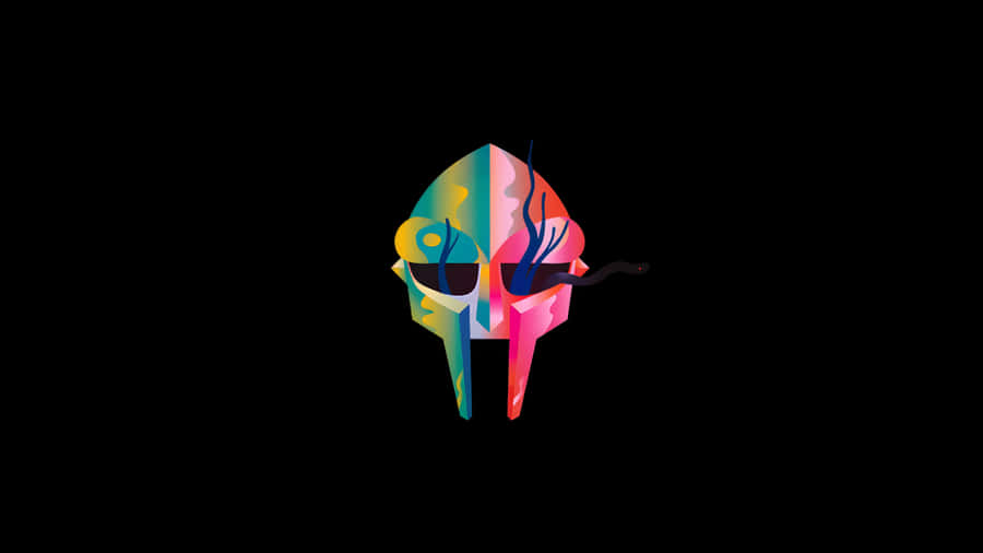 M F Doom Colorful Mask Art Wallpaper