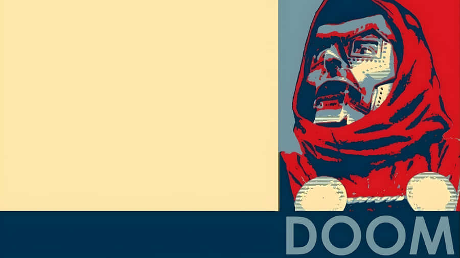 M F Doom Iconic Masked Portrait Wallpaper