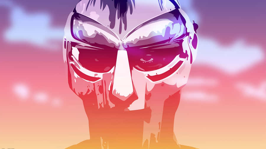 M F Doom Masked Icon Wallpaper