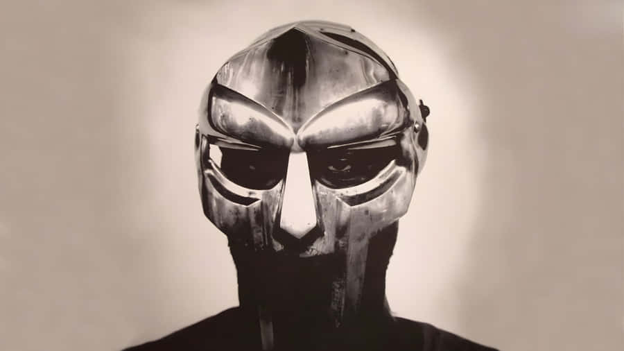 M F Doom Masked Portrait Wallpaper