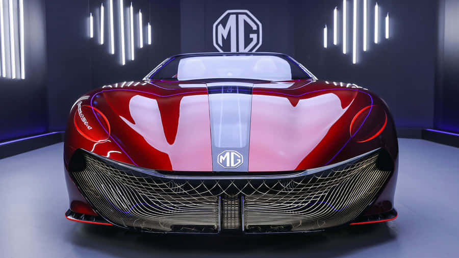 M G Cyberster Concept Car Showcase Wallpaper
