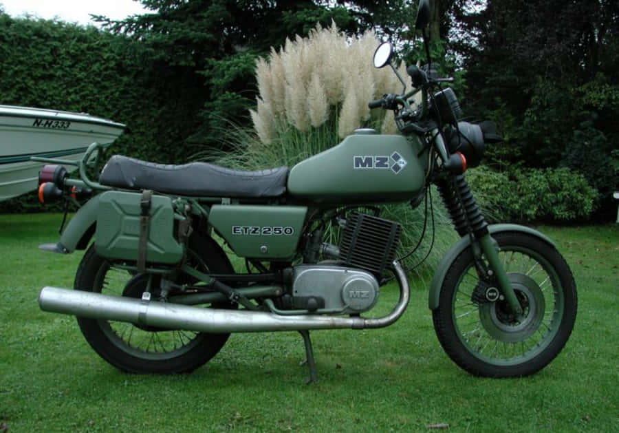 M Z E T Z250 Military Motorcycle Wallpaper
