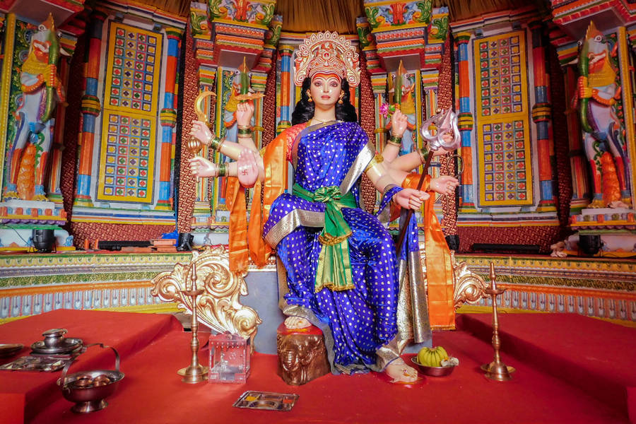 Maa Durga Hindu Deity Wallpaper