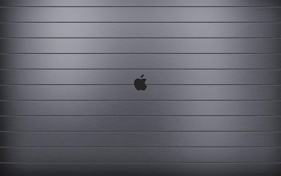 Macbook Air Metallic Logo Wallpaper