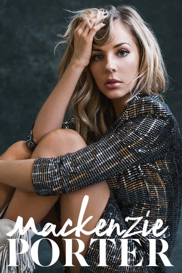 Mackenzie Porter Sparkling Outfit Portrait Wallpaper