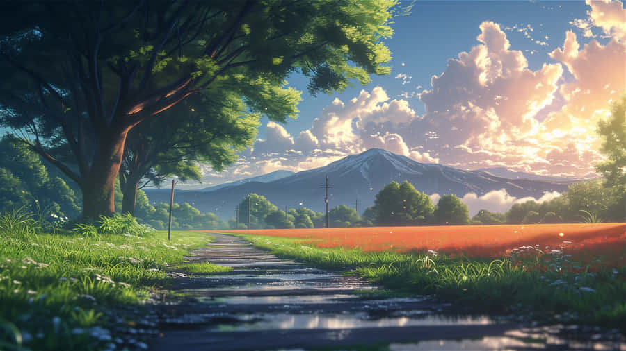 Macos Tahoe Scenic Wallpaper Wallpaper