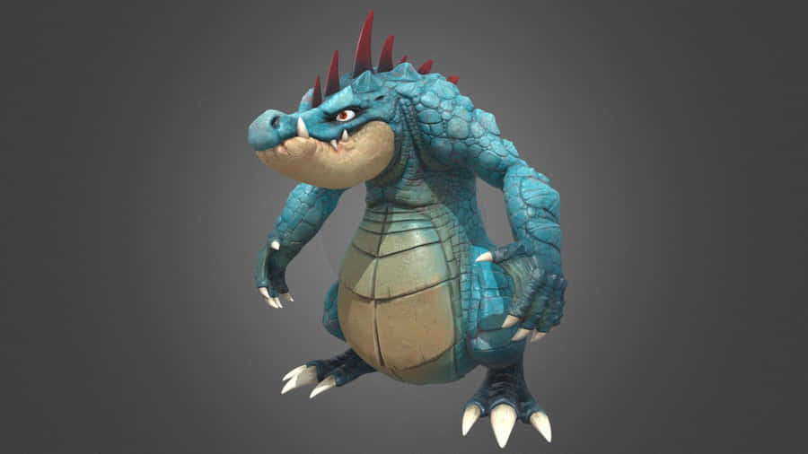 Mad 3d Model Of Feraligatr Wallpaper
