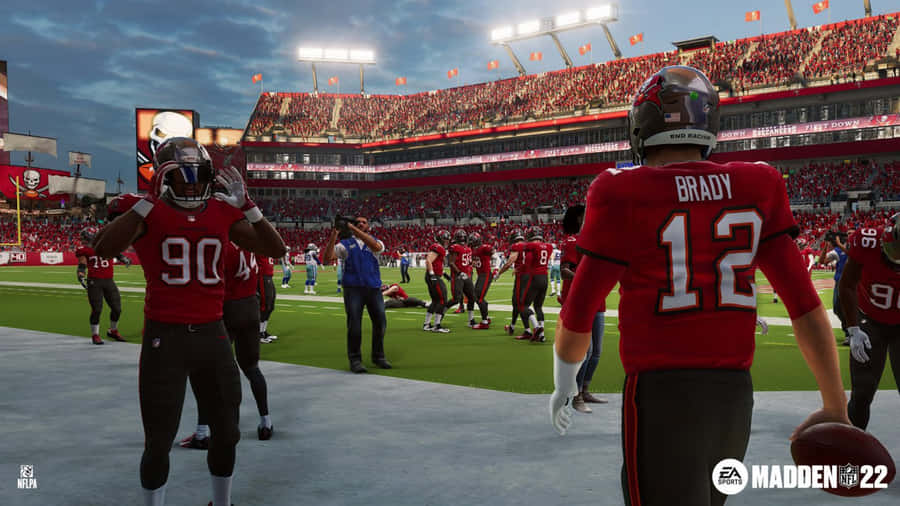 Madden Nfl 22 Action-packed Gameplay Wallpaper