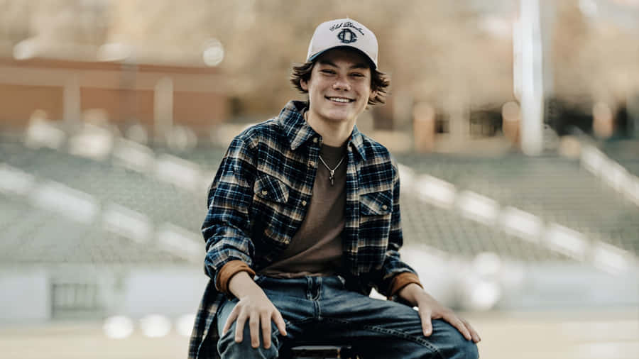 Maddox Batson Casual Portrait Wallpaper