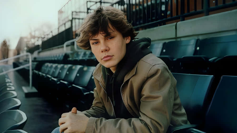 Maddox Batson Casual Portrait Wallpaper