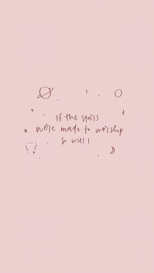 Made To Worship Small Quotes Wallpaper