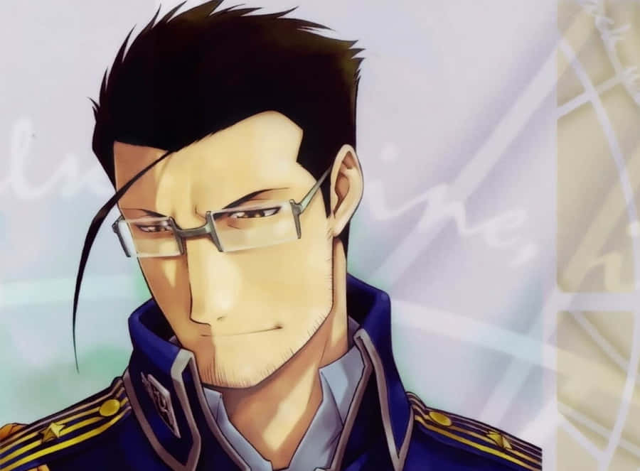 Maes Hughes - A Loyal Comrade In Fullmetal Alchemist Wallpaper