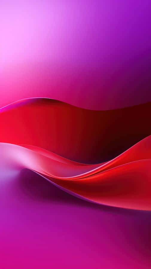Magenta Waves Abstract Wallpaper