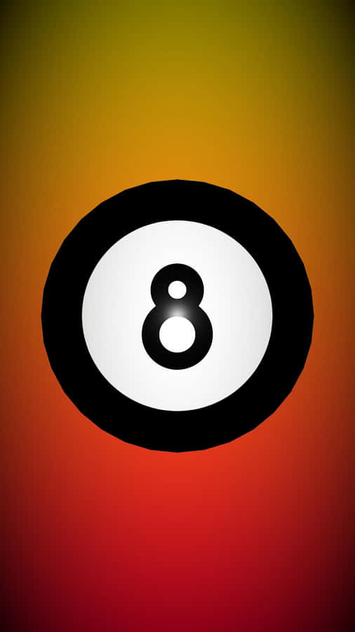 Magic Eight Ball Gradient Background Wallpaper