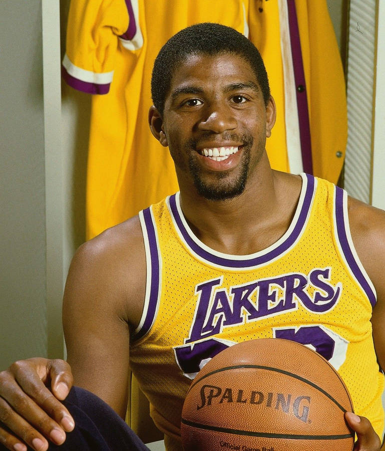 Magic Johnson Lakers Player Wallpaper