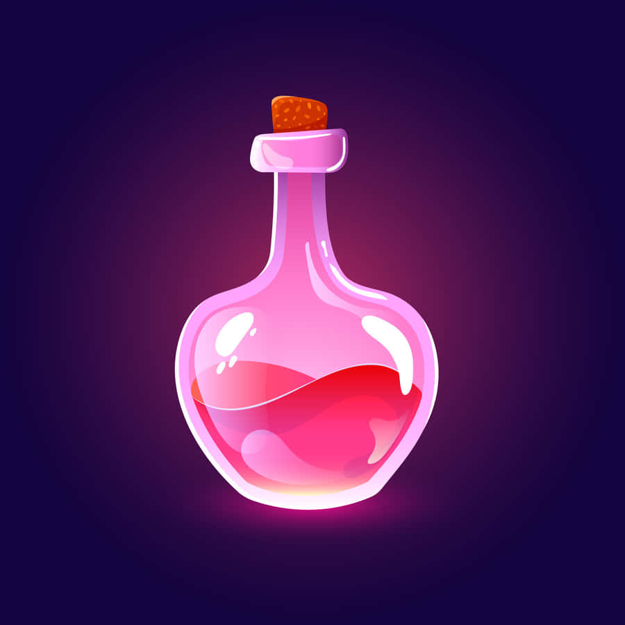 Magical Love Potion Bottle Wallpaper
