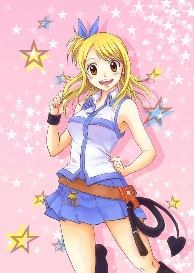 Magical Lucy Heartfilia - Fairy Tail's Celestial Spirit Wizard Wallpaper