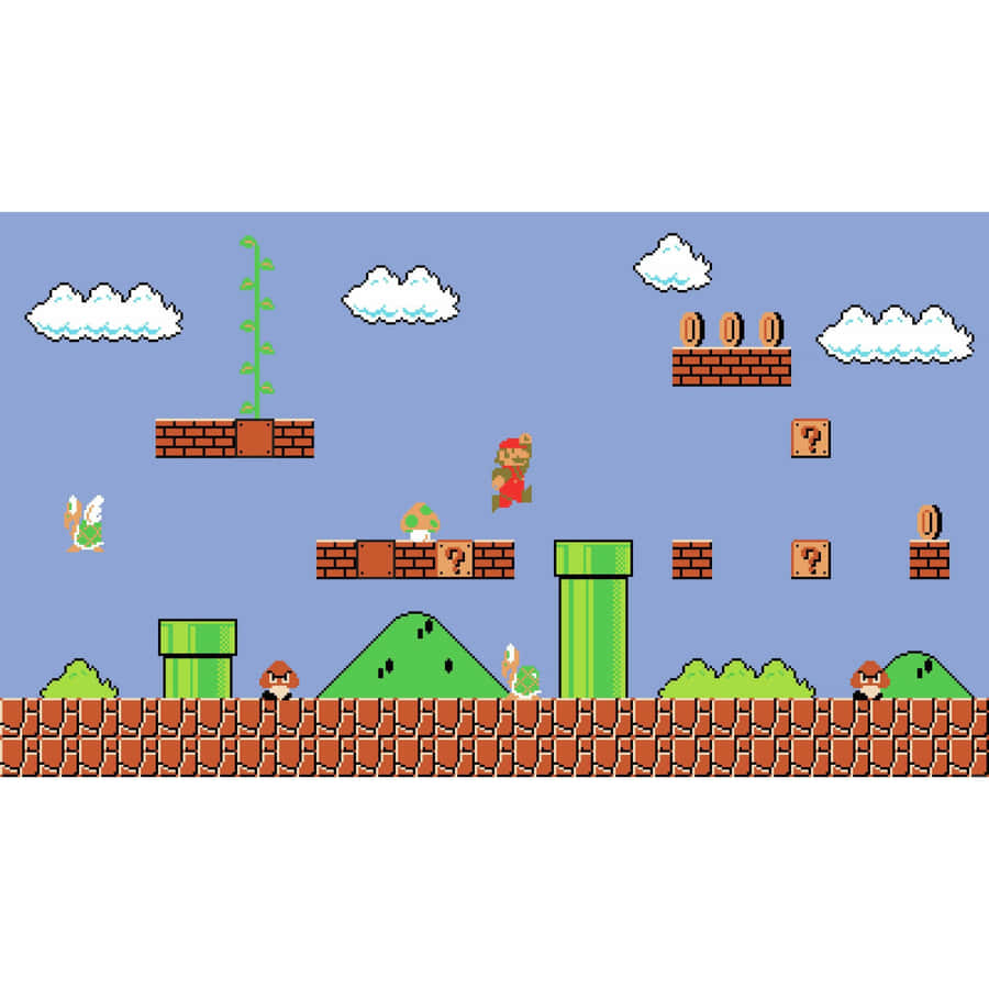 Magical Mushroom Kingdom Landscape Wallpaper