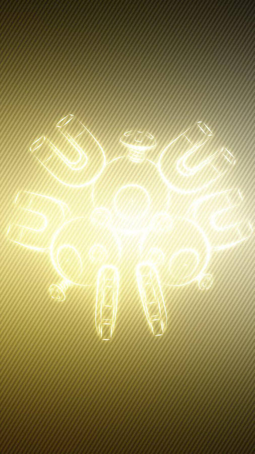 Magneton Alight In Yellow Wallpaper