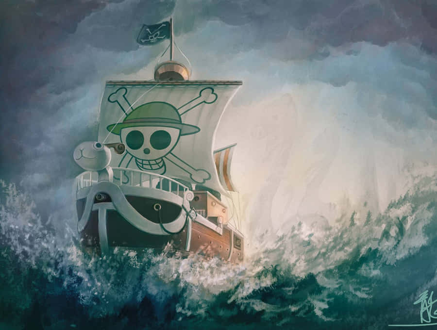 Magnificent Thousand Sunny At Sea Wallpaper