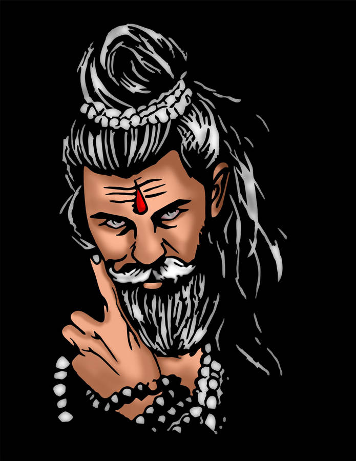 Mahadev Iphone Art Wallpaper